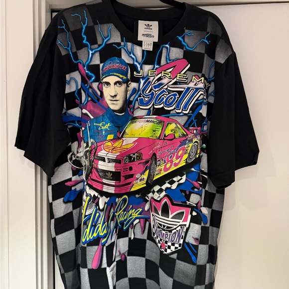 Adidas Jeremy Scott Graphic Tee - Picture 1 of 2